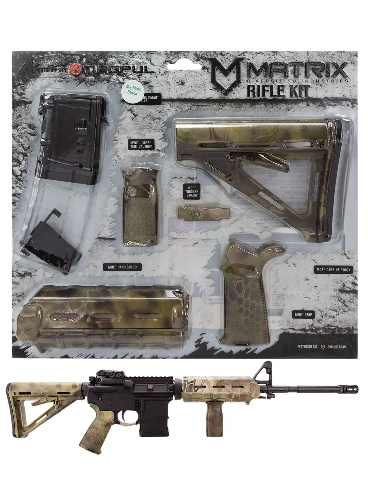 Matrix Diversified Ind MAGCOM61KM Magpul Carbine Accessory Kit AR